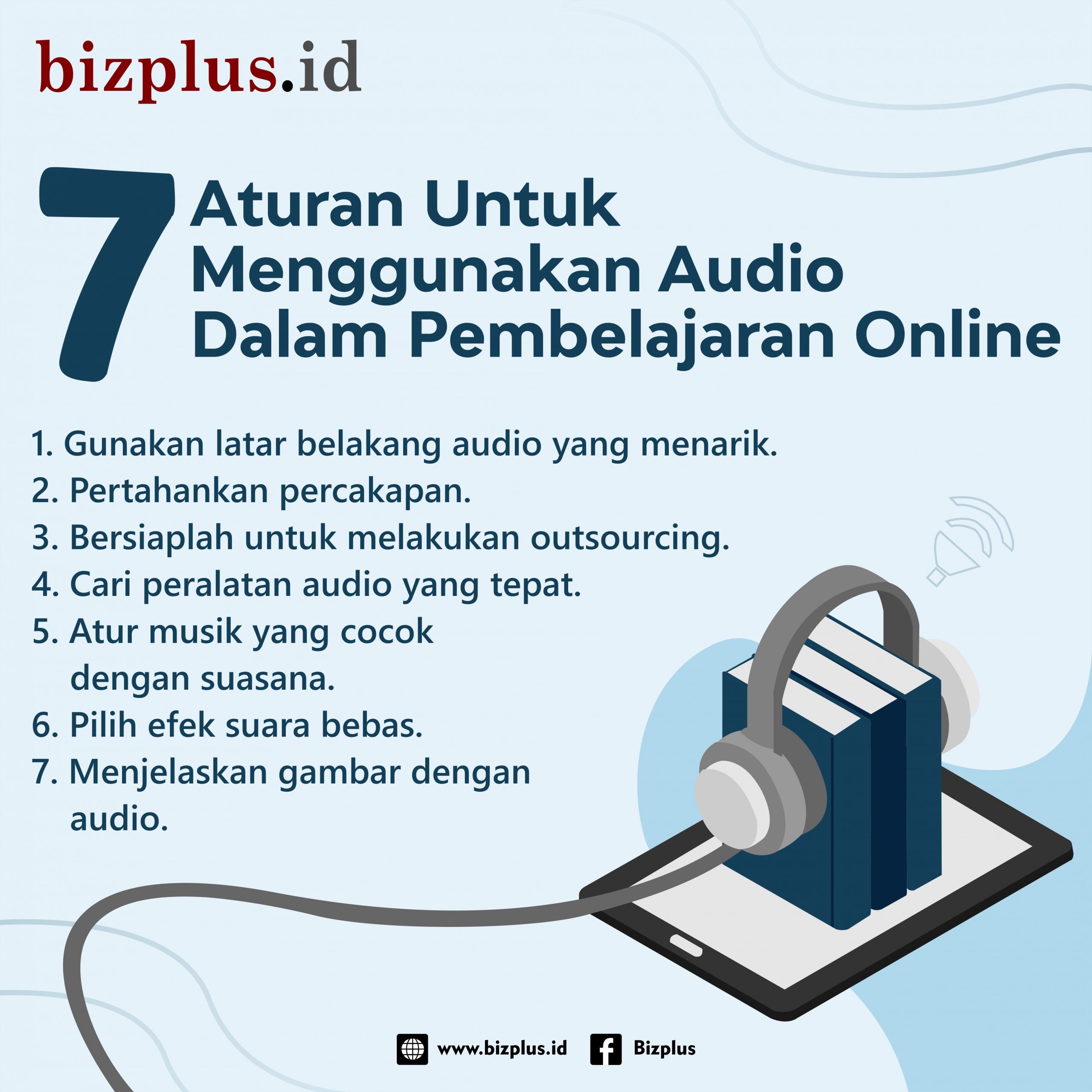 7 Aturan Untuk Menggunakan Audio Dalam Pembelajaran Online